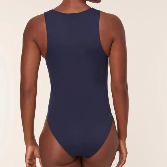 Andie Malibu Classic One Piece Swimsuit - Navy - Large - Picture 2 of 6